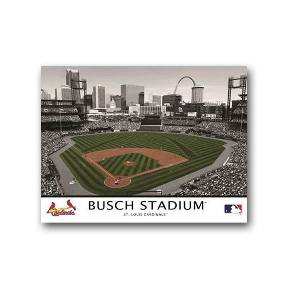 Cardinals Busch Stadium 22x28 Canvas