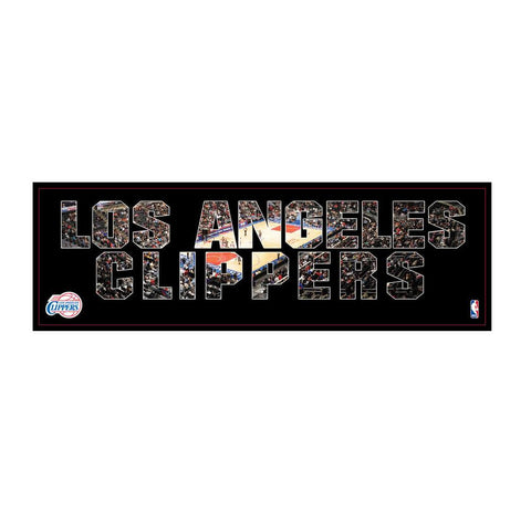Team Pride NBA Las Angeles Clippers Art 12x36