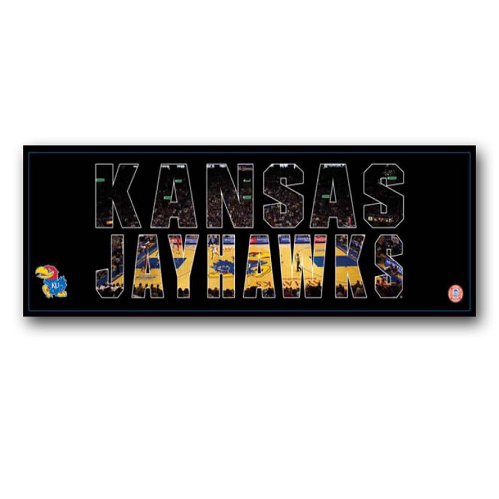 NCAA University of Kansas Jayhawks Artissimo Team Pride 36x12 Canvas Art