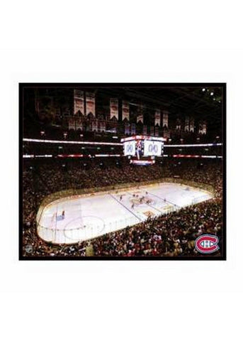 Artissimo Designs Montreal Canadiens Arena 28'' x 22'' Canvas Art