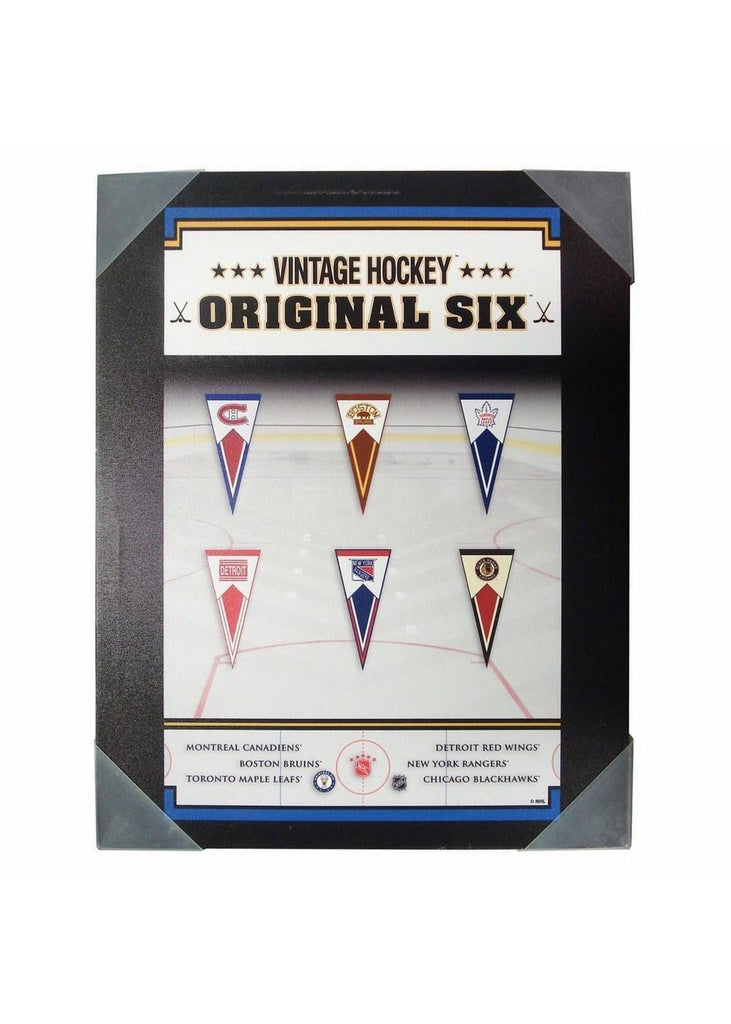 NHL Original 6 16X20 Canvas Art