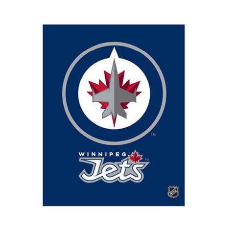 Artissimo Designs Winnipeg Jets Logo Canvas Art