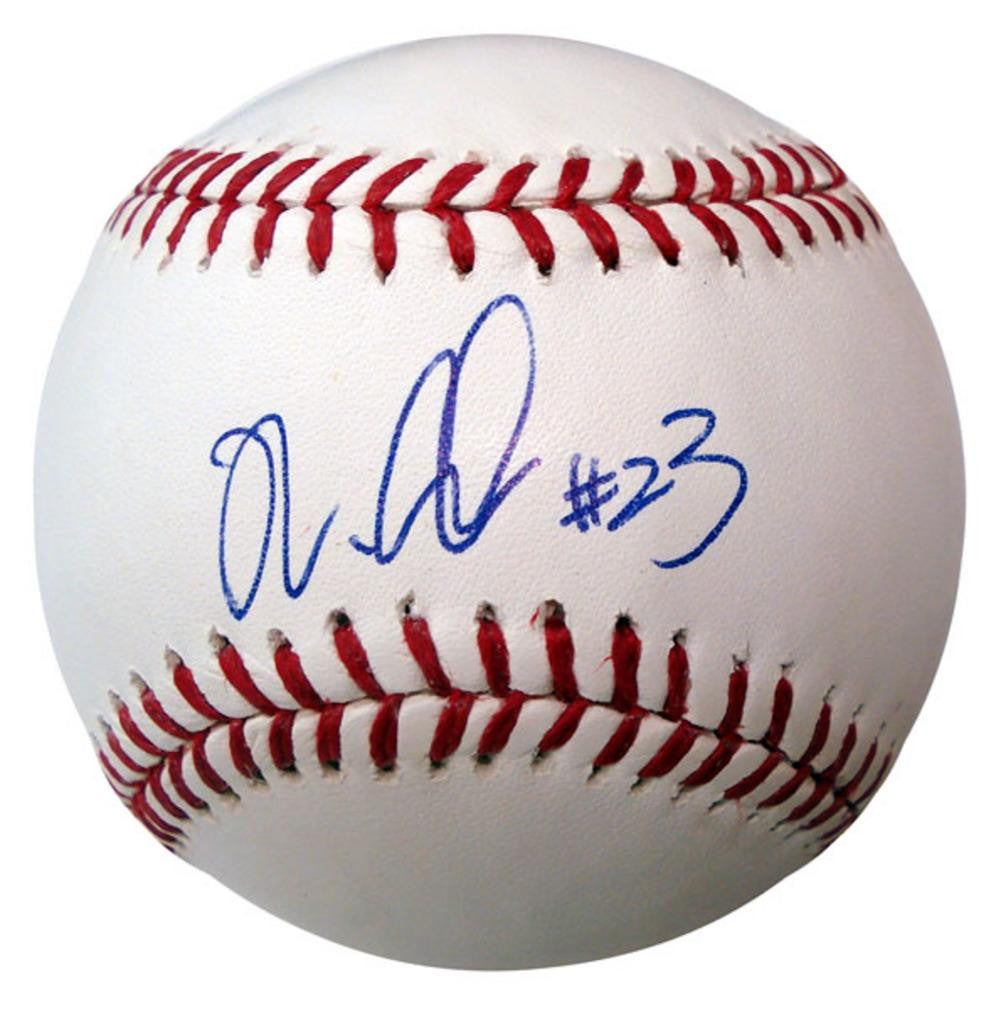 Autographed Norichika Aoki Official Major League Baseball