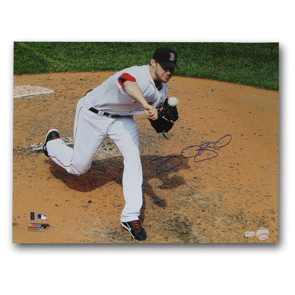Autographed Daniel Bard 16-By-20-Inch Unframed Boston Red Sox Photo. (MLB Authenticated)