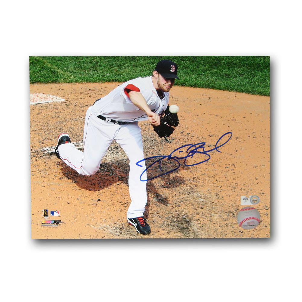 Autographed Daniel Bard 8-By-10-Inch Unframed Boston Red Sox Photo. (MLB Authenticated)