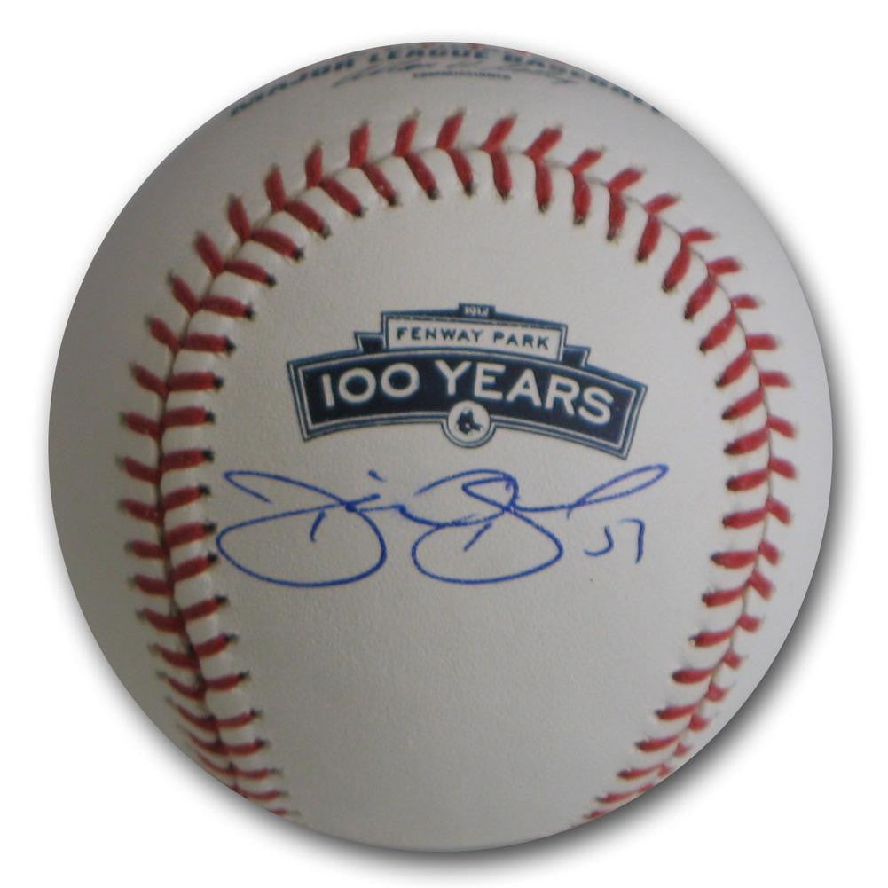 Autographed Daniel Bard Fenway 100Th Anniversary Baseballs.