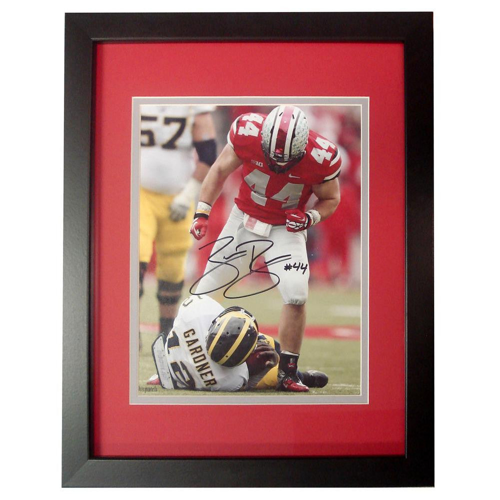Autographed Zach Boren 8-by-10 inch framed Photo.