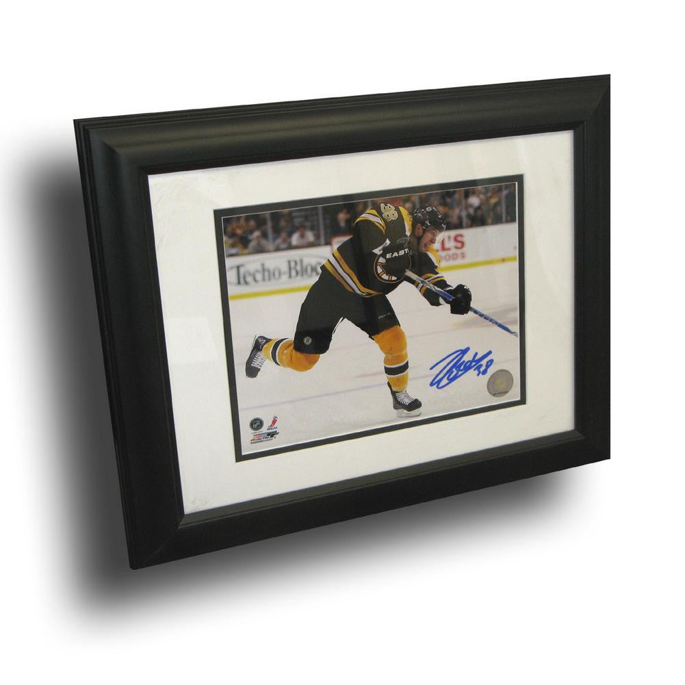 Autographed Jordan Caron of The Boston Bruins 8X10 Framed Photo.