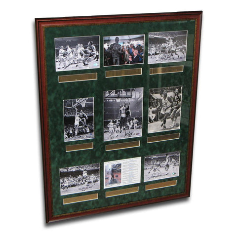 Autographed 1963 Celtics 9 Picture Collage