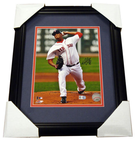 Autographed Felix Doubrant 2013 World Series Framed 8x10 Photo.