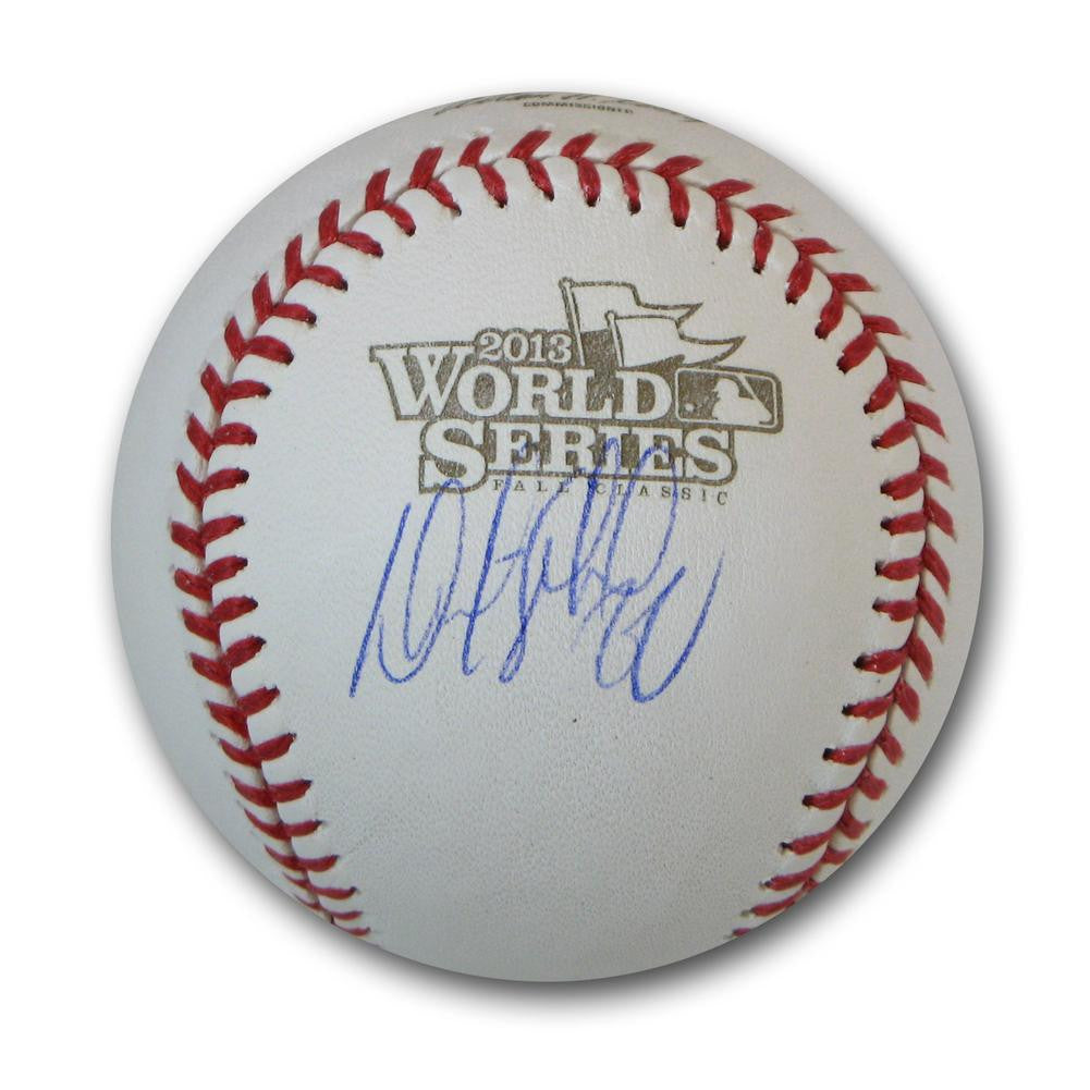 Autographed Felix Doubrant 2013 World Series Baseball