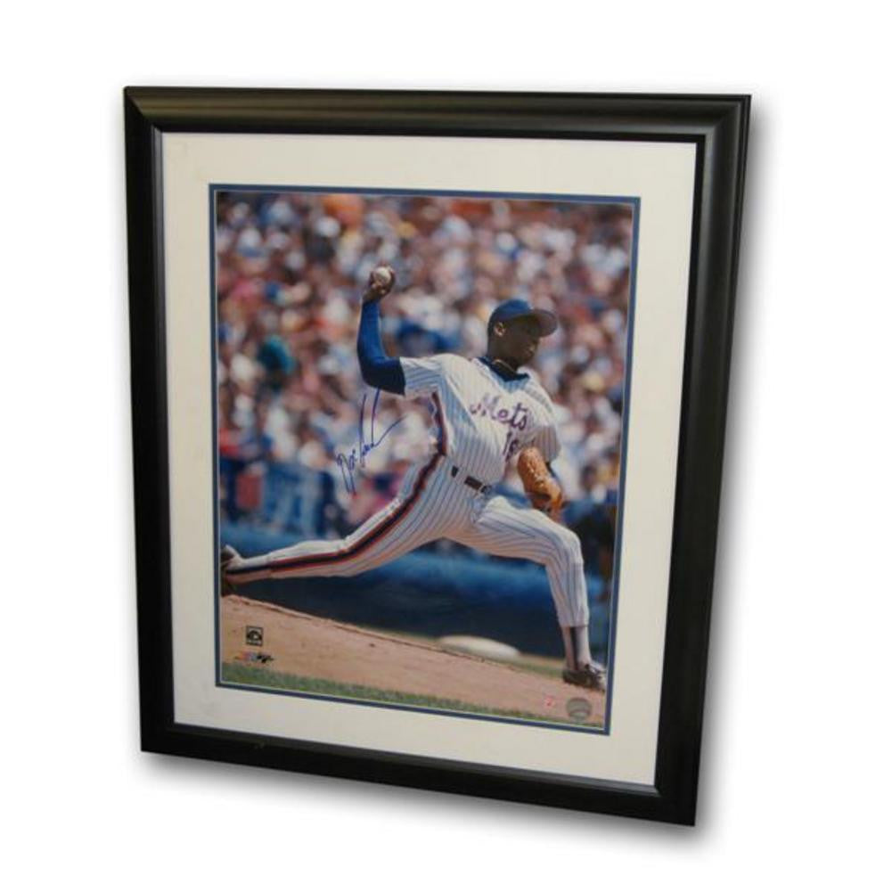 Autographed Dwight Doc Gooden 16X20 Framed Photo Vertical (MLB Authenticated)