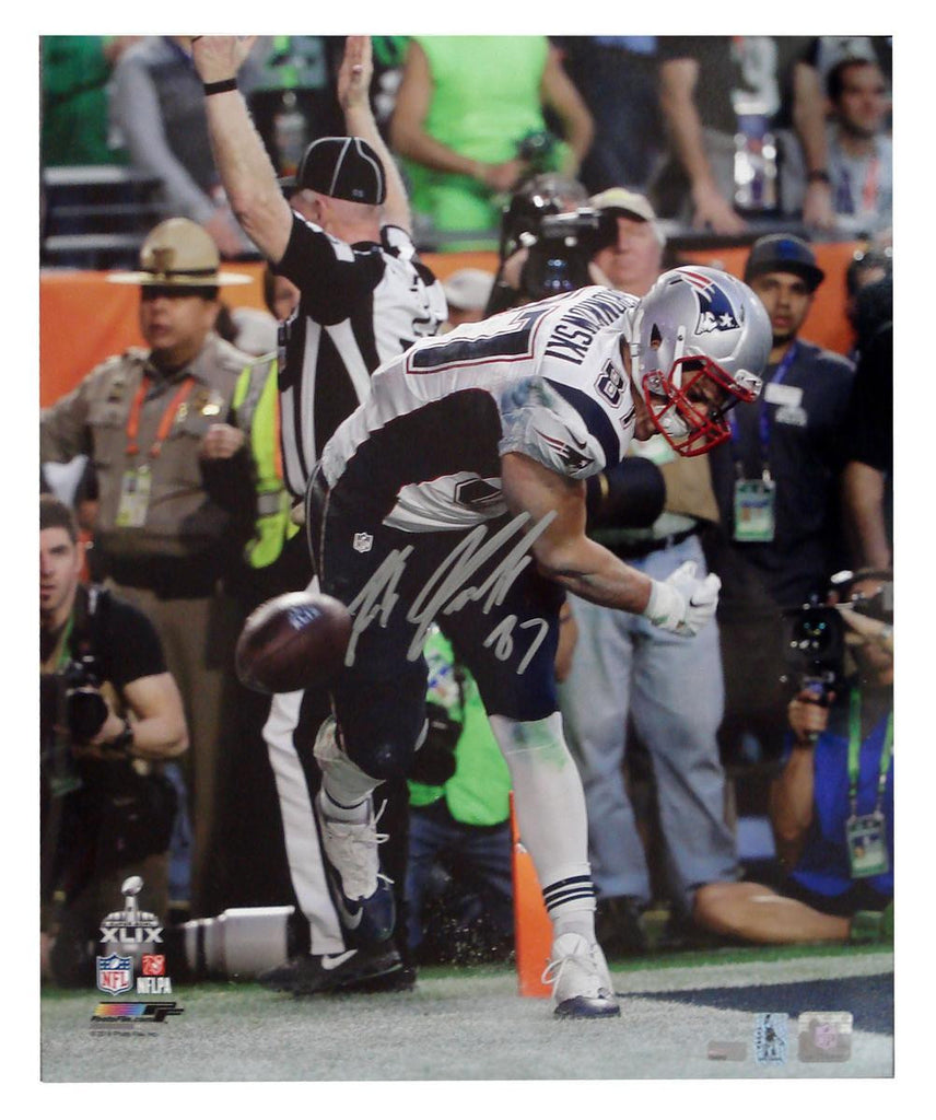 Gronk Superbowl 49 Spike 16x20