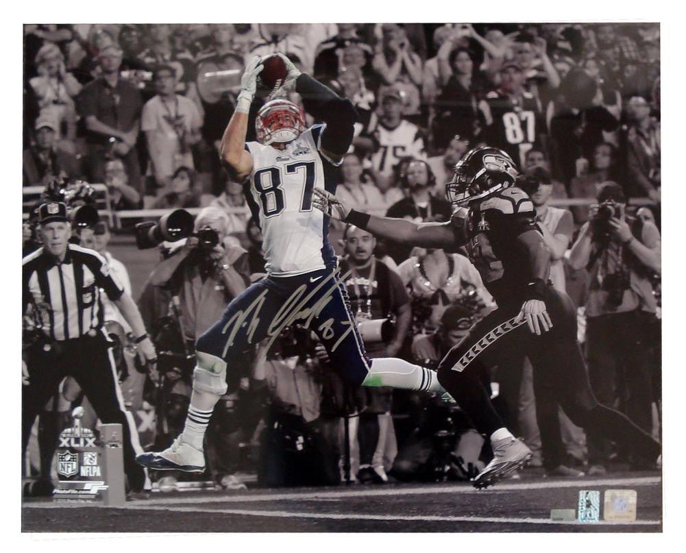 Gronk Superbowl 49 TD 16x20