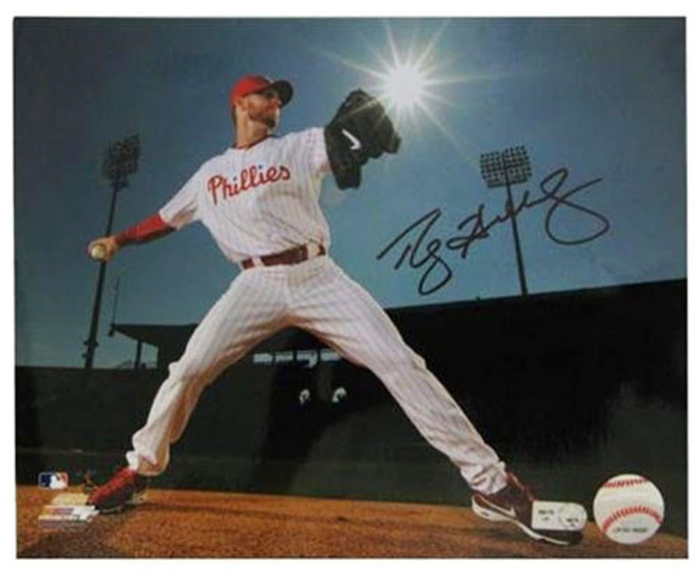 Halladay Signed 8x10 Unframed Philadelphia Phillies Photo