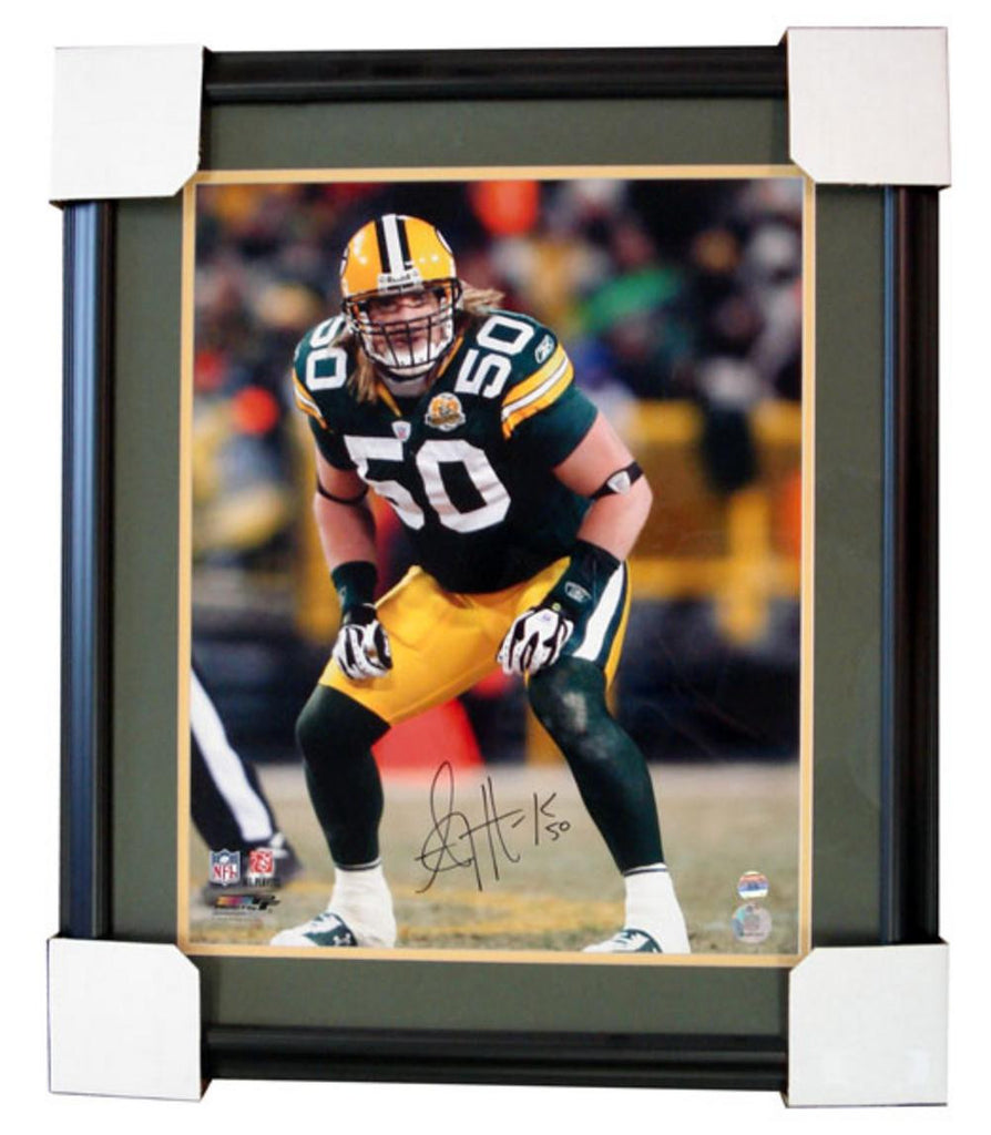 Autographed Aj Hawk 16-By-20-Inch Framed Photo