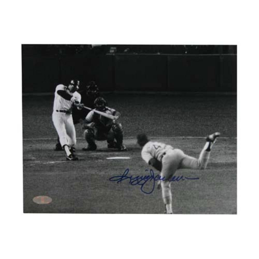 Autographed Reggie Jackson 8-By-10-Inch Photo 1977 World Series Game 6 Vs. Hooton (MLB Authenticated)