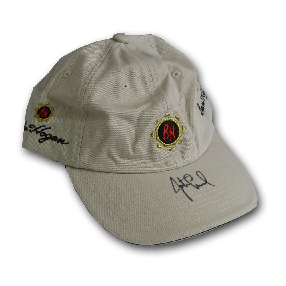 Autographed Justin Leonard Game Used Hat