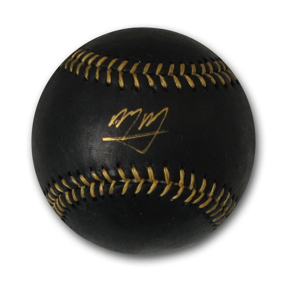 Autographed Manny Machado Rawlings Black Baseball