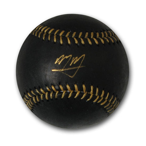 Autographed Manny Machado Rawlings Black Baseball