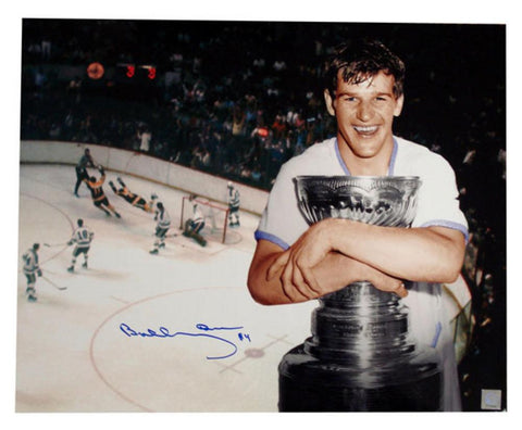 A beautiful, color 16x20 overhead shot of Bobby Orr's famous Goal from the 1970 Stanley Cup Finals Unframed