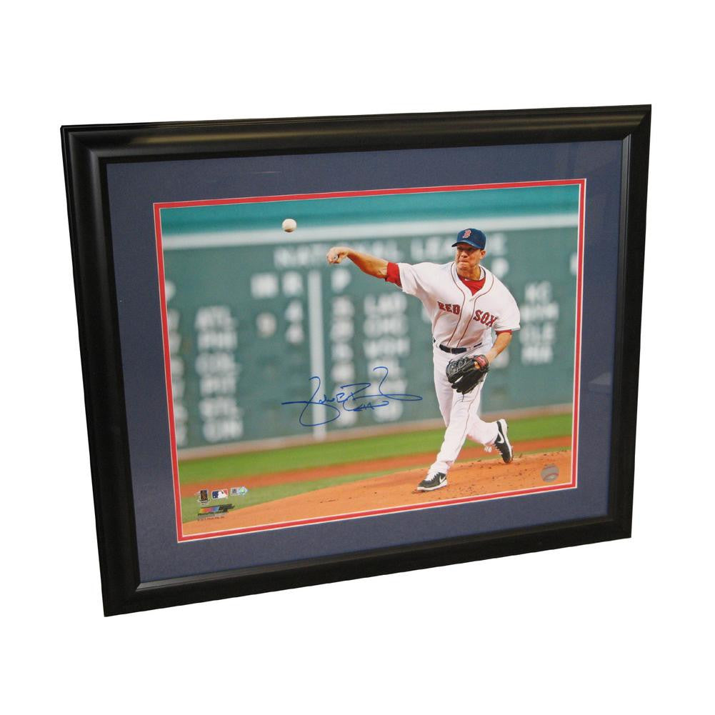Autographed Jake Peavy 16x20 framed Boston Red Sox photo