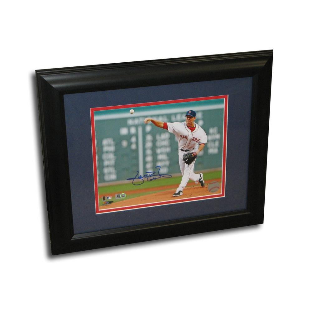 Autographed Jake Peavy 8x10 framed Boston Red Sox photo