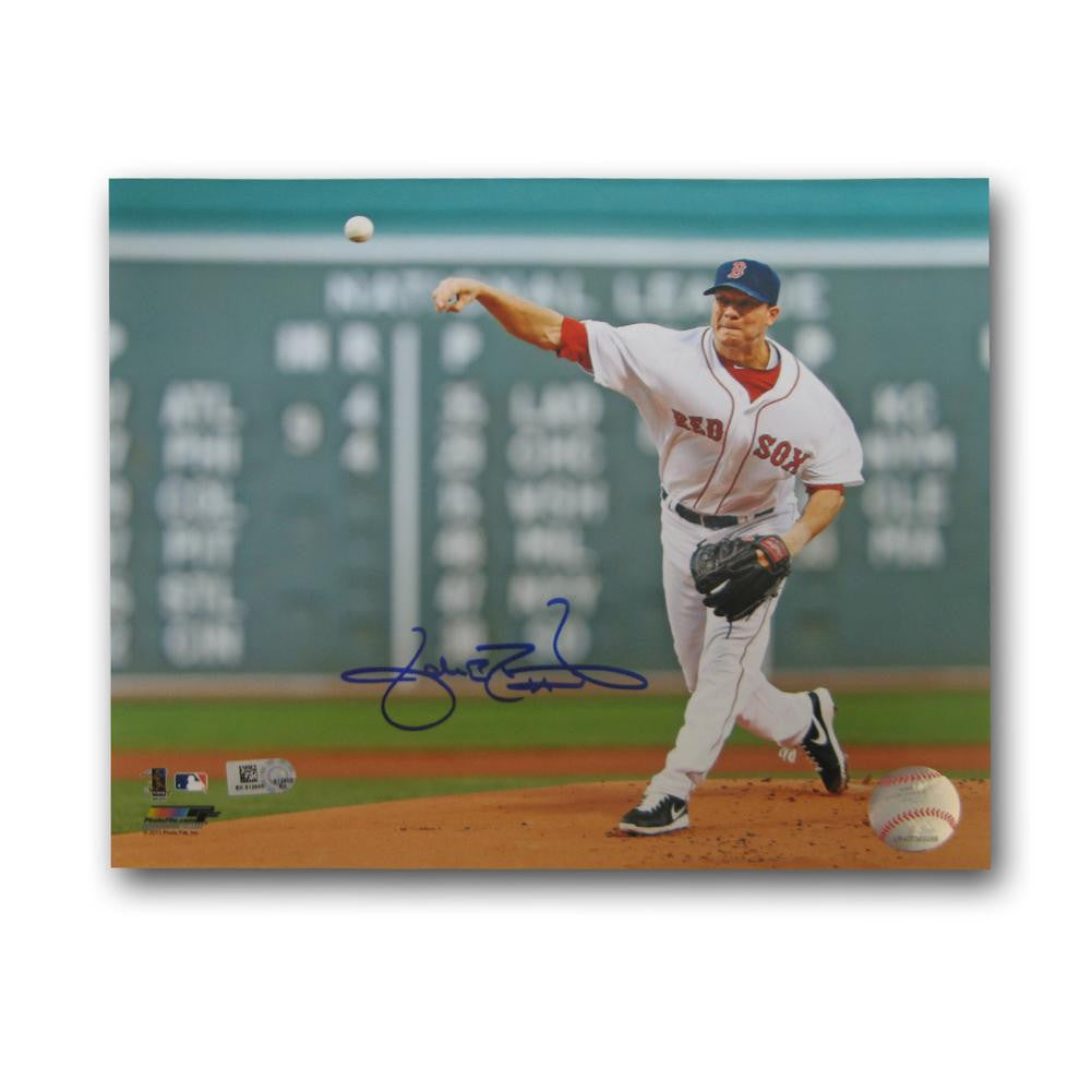 Autographed Jake Peavy 8x10 unframed Boston Red Sox photo