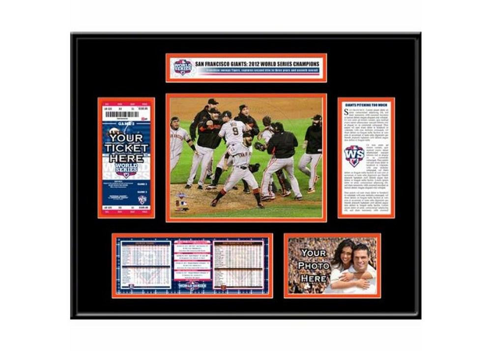 Autographed Dustin Pedroia 12-by-48 Unframed Big Sig With Photo