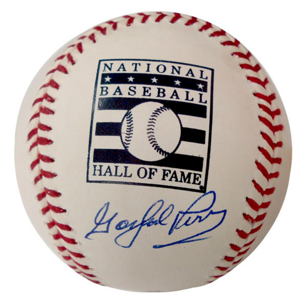 Autographed Gaylord Perry Hall of Fame Baseball