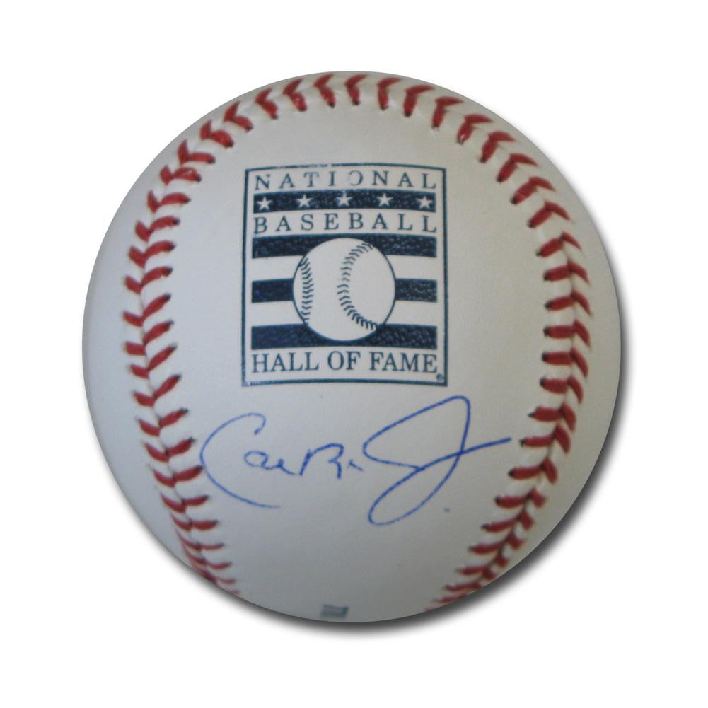 Autographed Cal Ripken Jr. Hall of Fame Logo Baseball