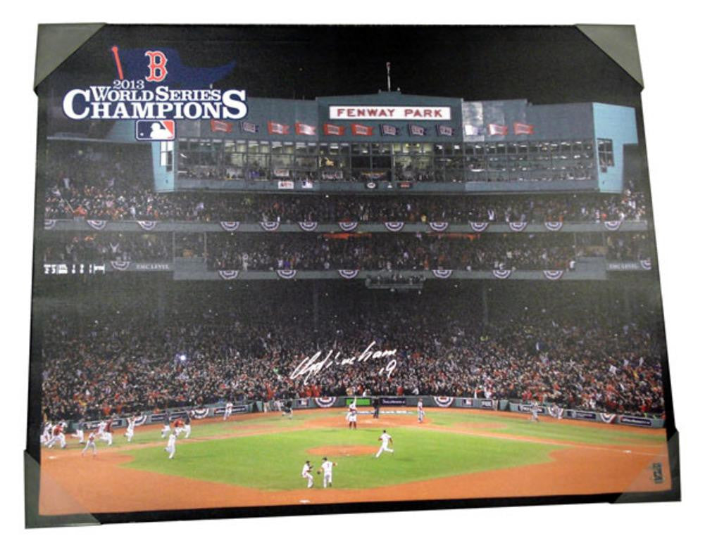 Koji Uehara Autographed 22x28 2013 World Series Canvas