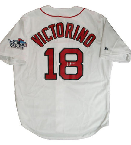 Autographed Victorino 2013 World Series Jersey