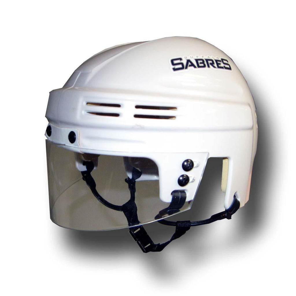 Official NHL Licensed Mini Player Helmets - Buffalo Sabres (White)