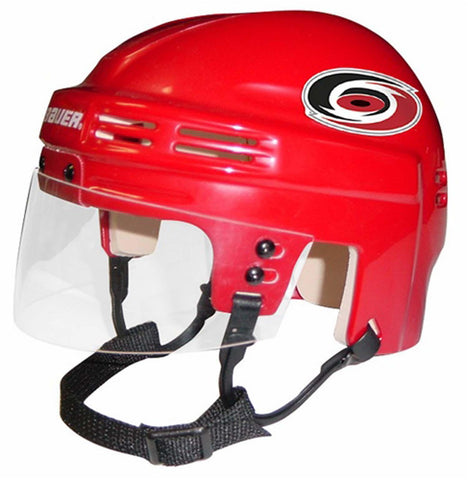 Official NHL Licensed Mini Player Helmets - Carolina Hurricanes
