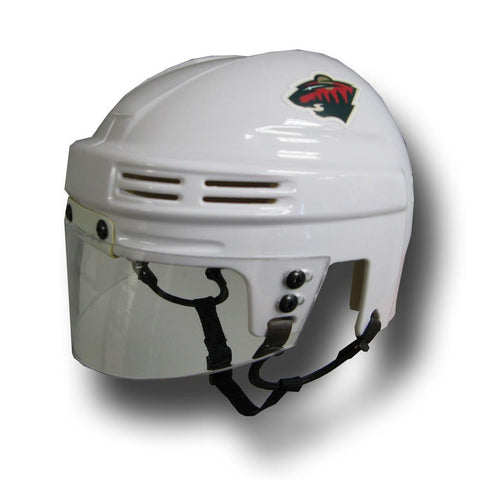 Official NHL Licensed Mini Player Helmets - Minnesota Wild (White)