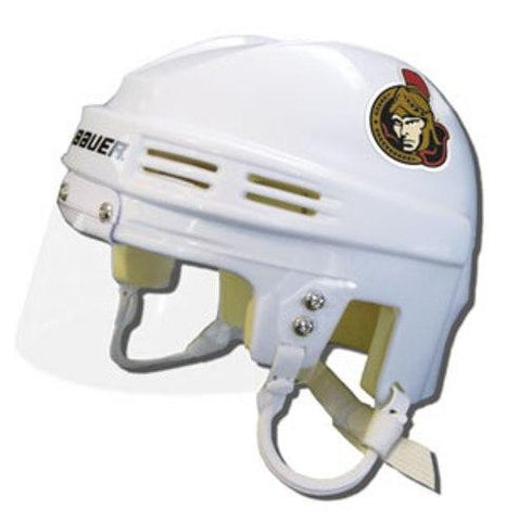 Official NHL Licensed Mini Player Helmets - Ottawa Senators (White)