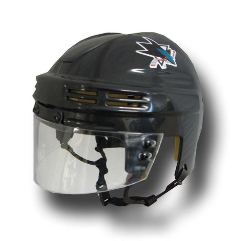 Official NHL Licensed Mini Player Helmets - San Jose Sharks