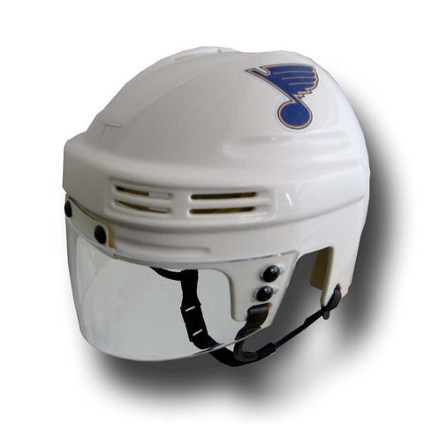 Official NHL Licensed Mini Player Helmets - St Louis Blues (White)