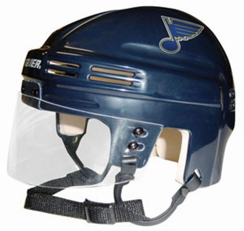 Official NHL Licensed Mini Player Helmets - St Louis Blues