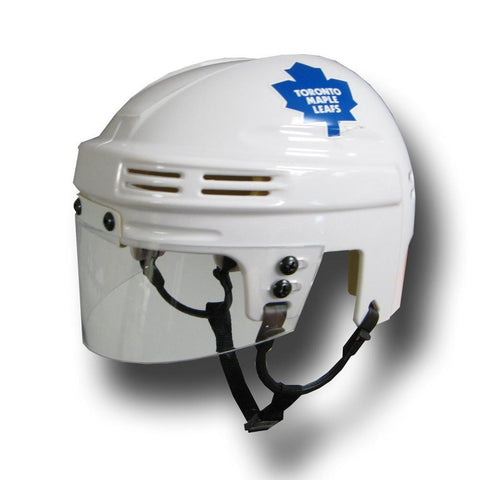 Official NHL Licensed Mini Player Helmets - Toronto Maple Leafs (White)