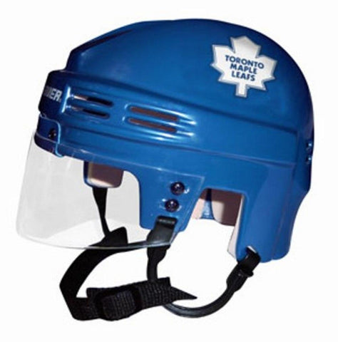 Official NHL Licensed Mini Player Helmets - Toronto Maple Leafs