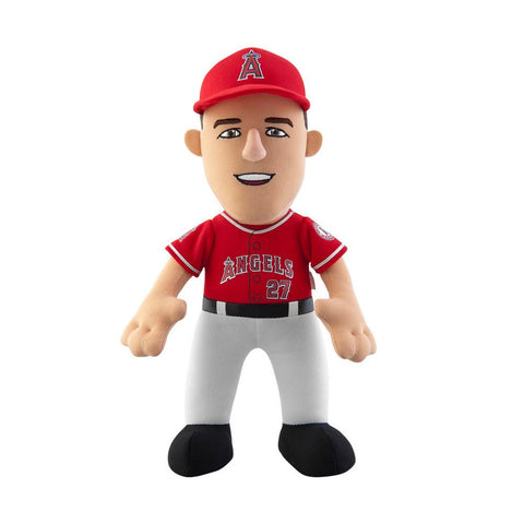 MLB Player 10" Plush Doll Angels Trout Road Jersey (red)