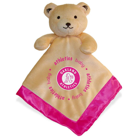 Baby Fanatic Pink Trimmed Snuggle Bear Oakland Athletics