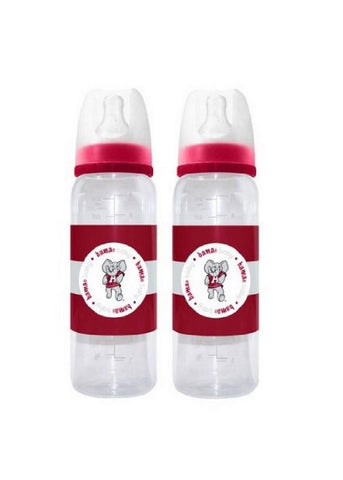 Baby Fanatic 2-Pack Baby Bottles NCAA University of Alabama