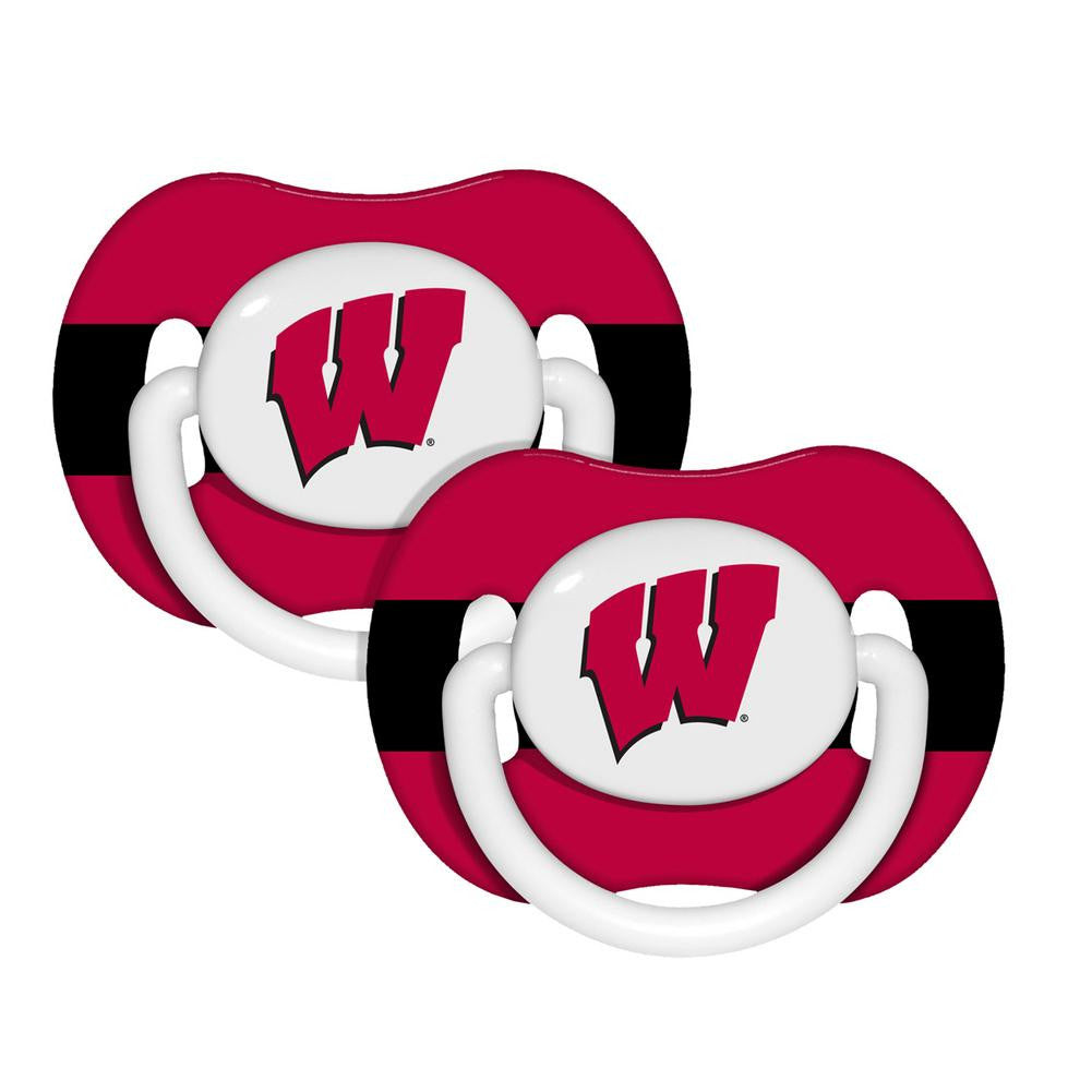 NCAA Wisconsin Badgers Pacifier Set
