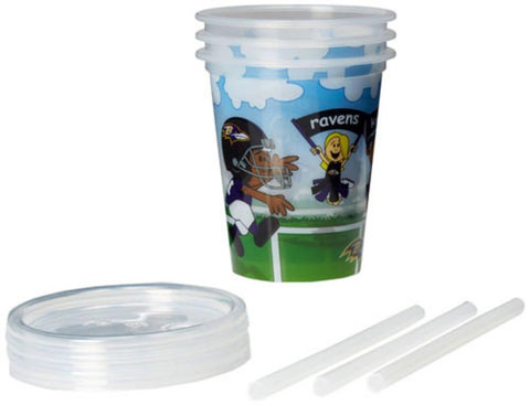 NFL Baltimore Ravens Baby Fanatic Toss Cups (3-Pack)