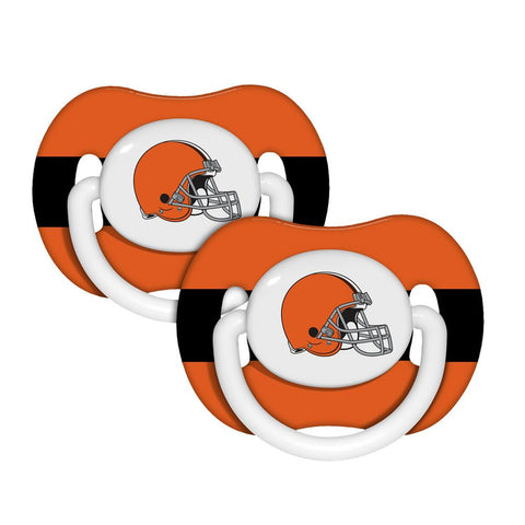Baby Fanatic 2-Pack Pacifiers - Cleveland Browns