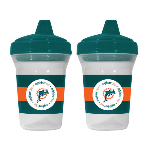 Baby Fanatic 2-Pack Sippy Cups - Miami Dolphins