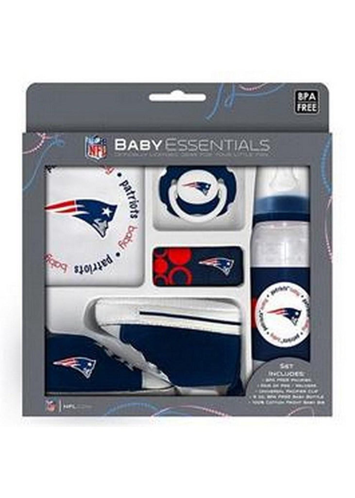 Baby Fanatic 5 piece gift set NFL New England Patriots